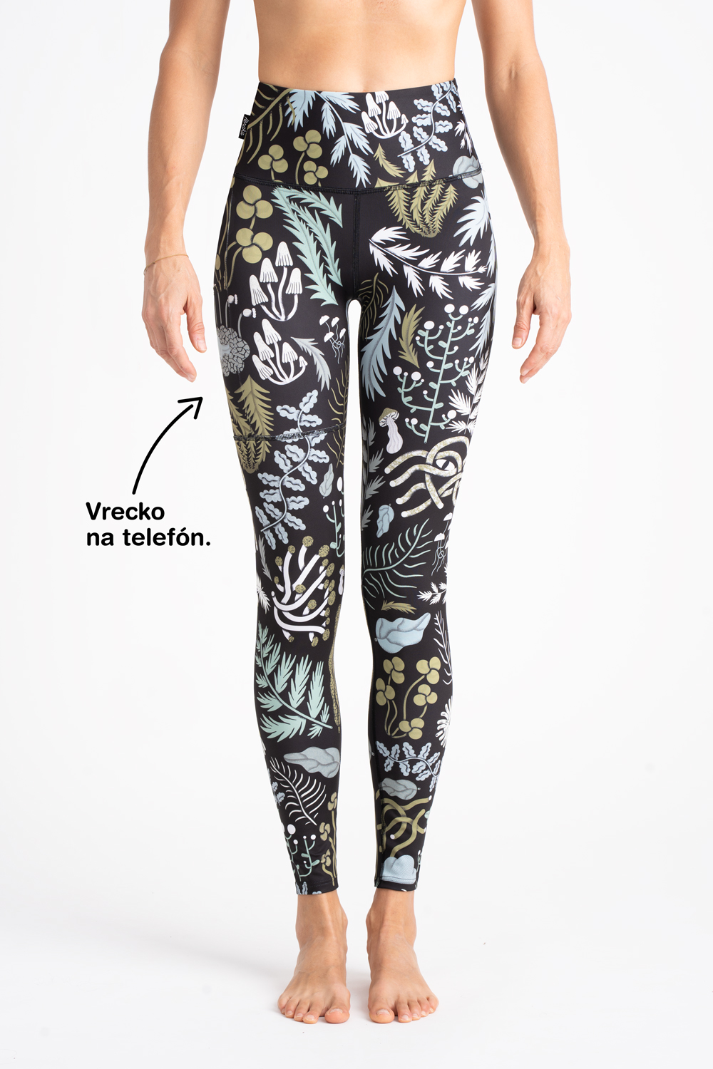 Leggings with pocket - Forest