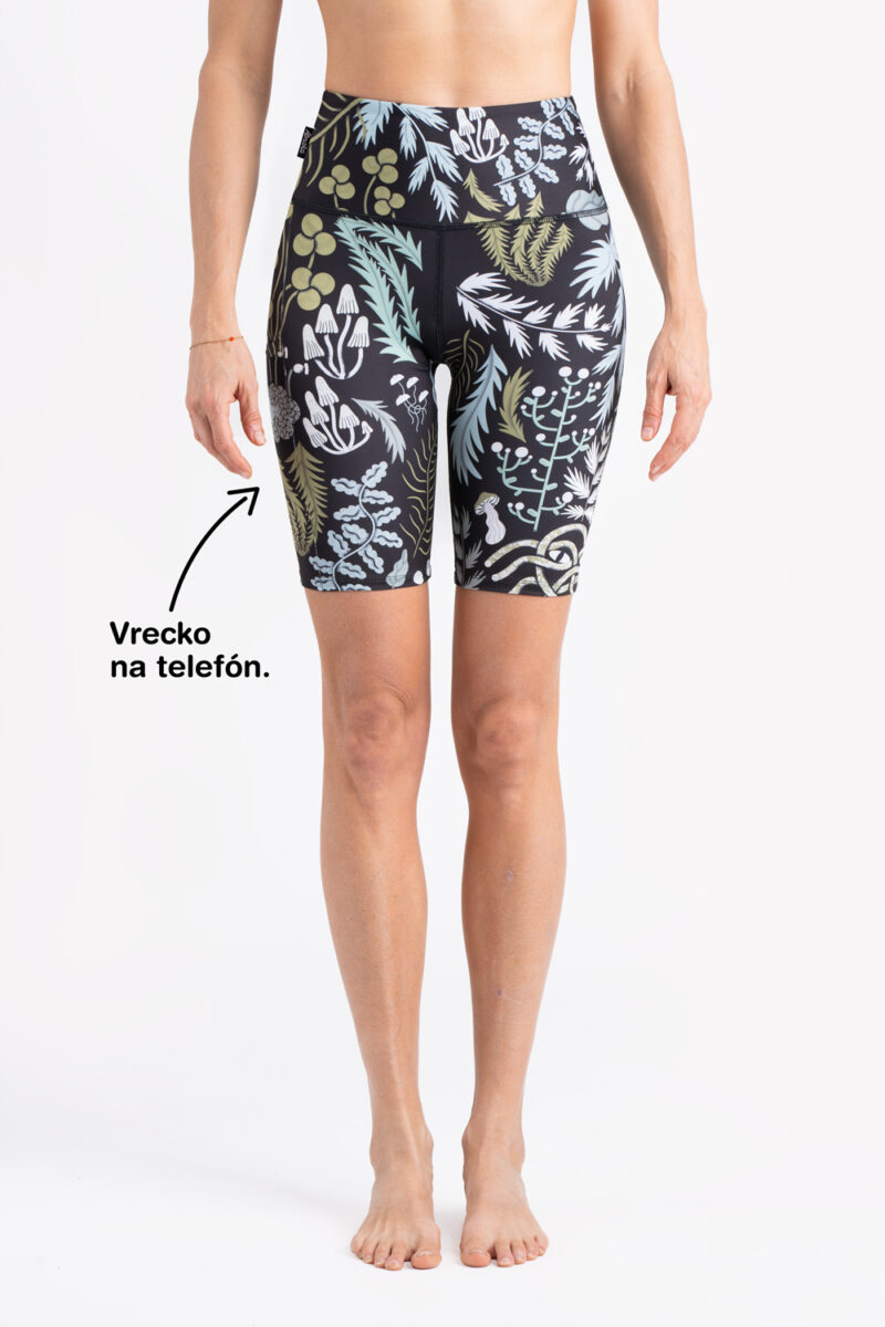 Long shorts with pocket - Forest