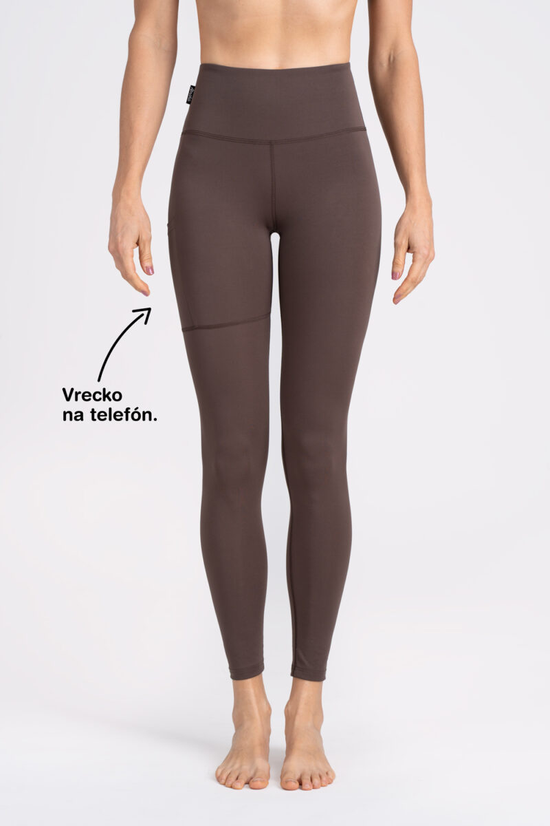 Leggings with pocket - Mocha