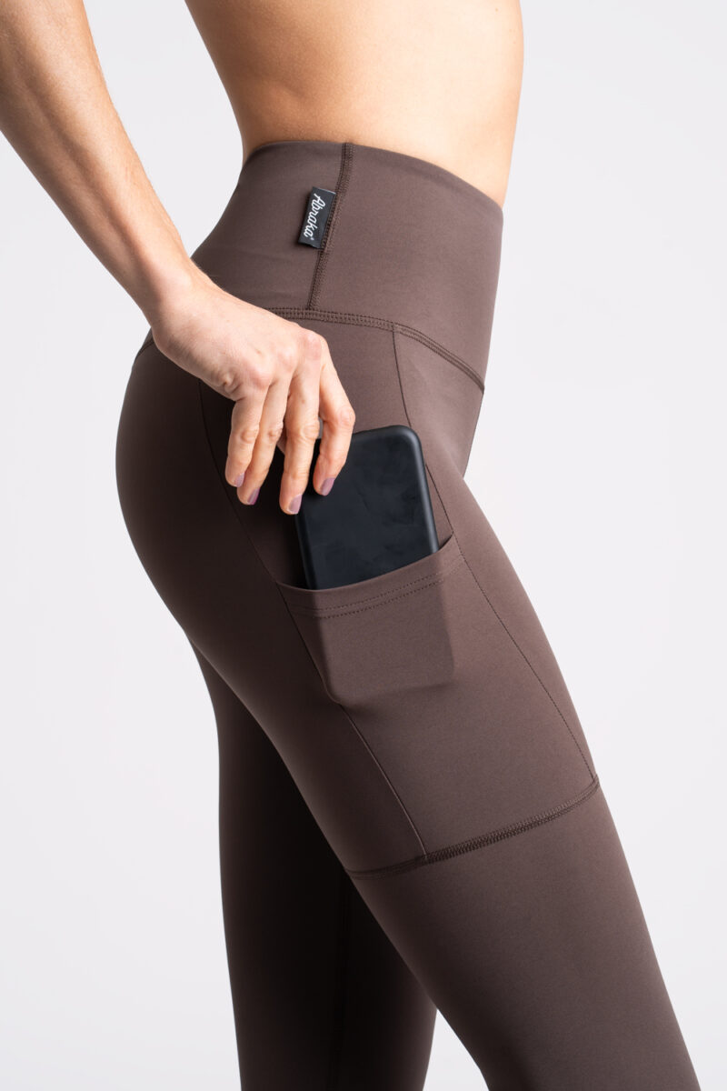 Leggings with pocket - Mocha