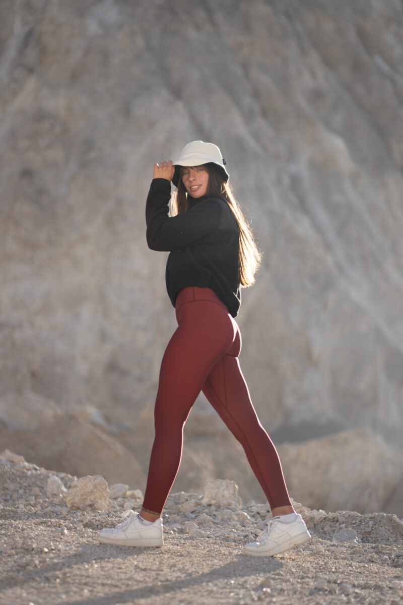 Thermal leggings - Merlot