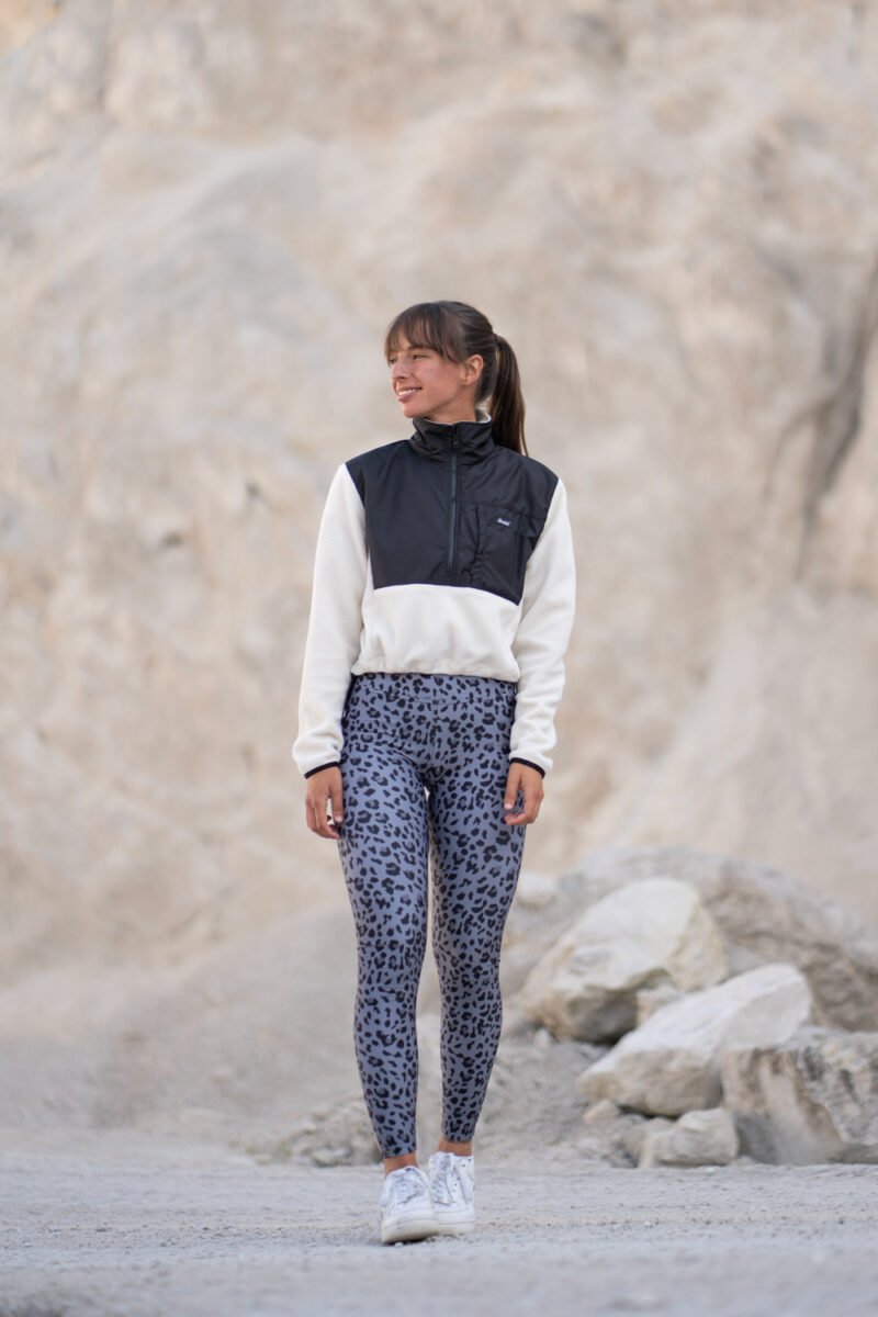 Thermal leggings - Polar Leopard