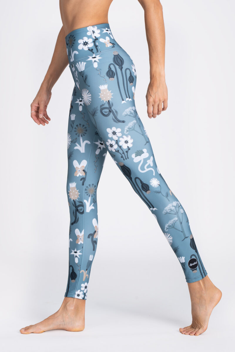 Thermal leggings - Frosty Flowerly