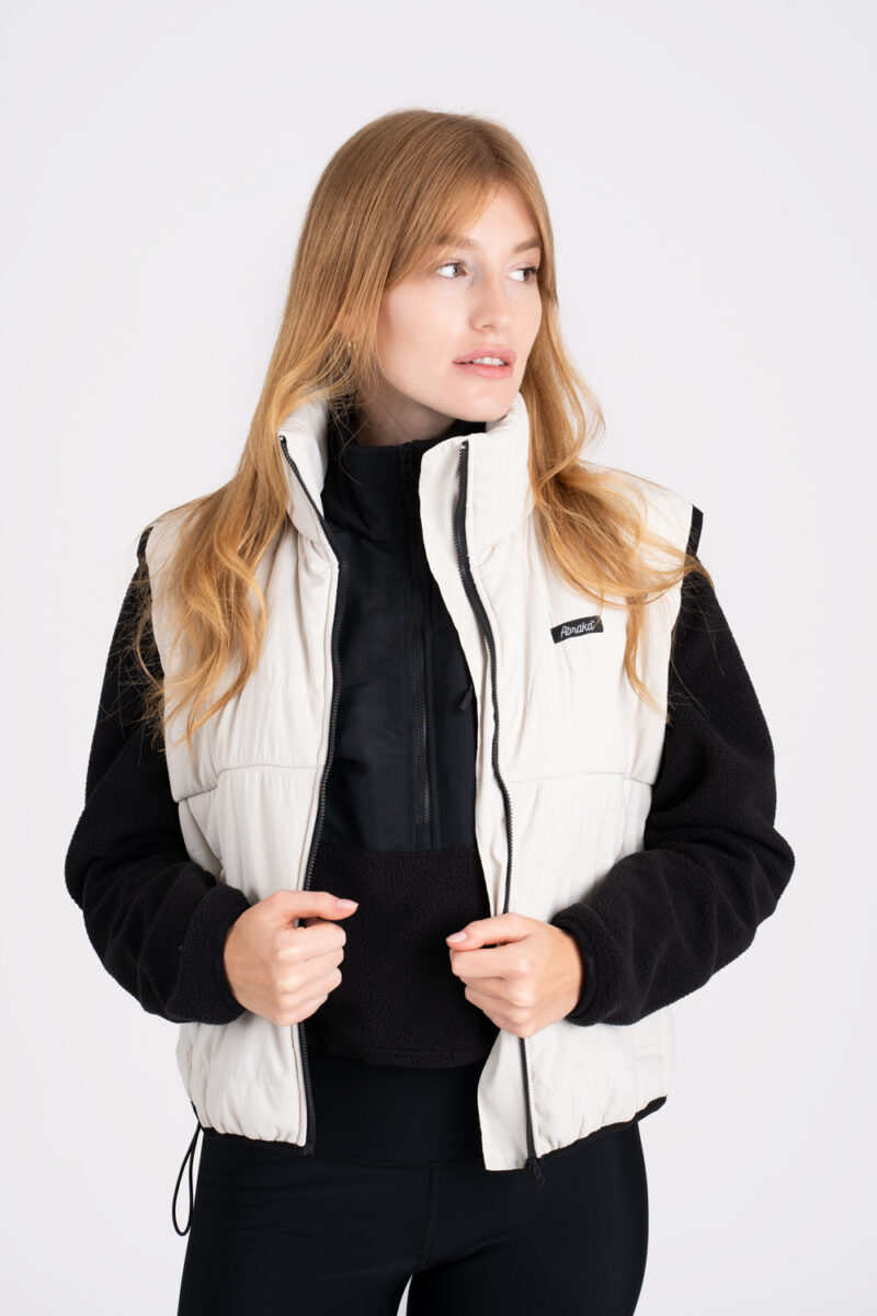 Insulated vest - Ivory