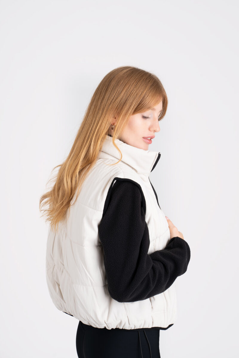 Insulated vest - Ivory