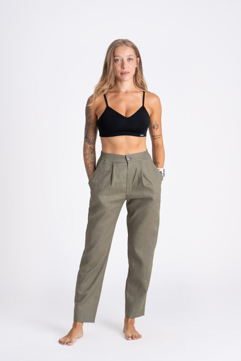 Nohavice Tube - Olive