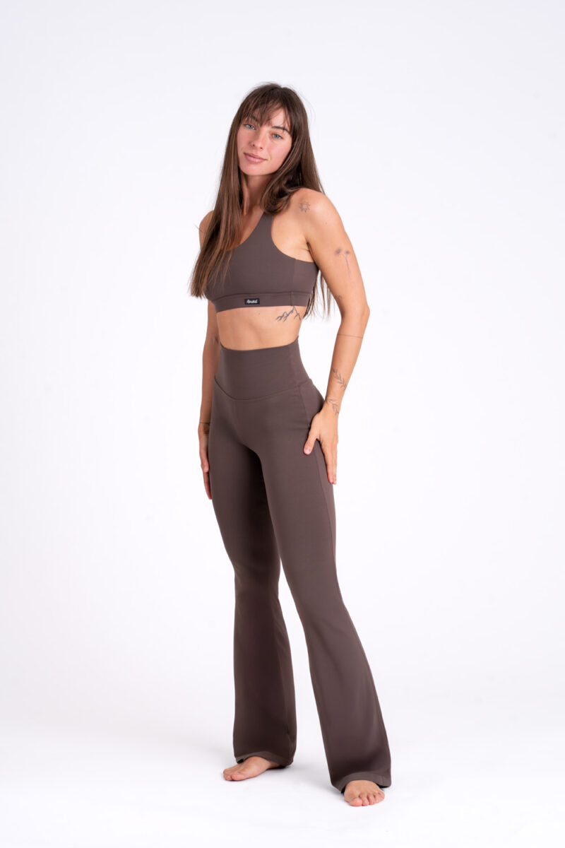 Legíny Flare - Mocha Butter