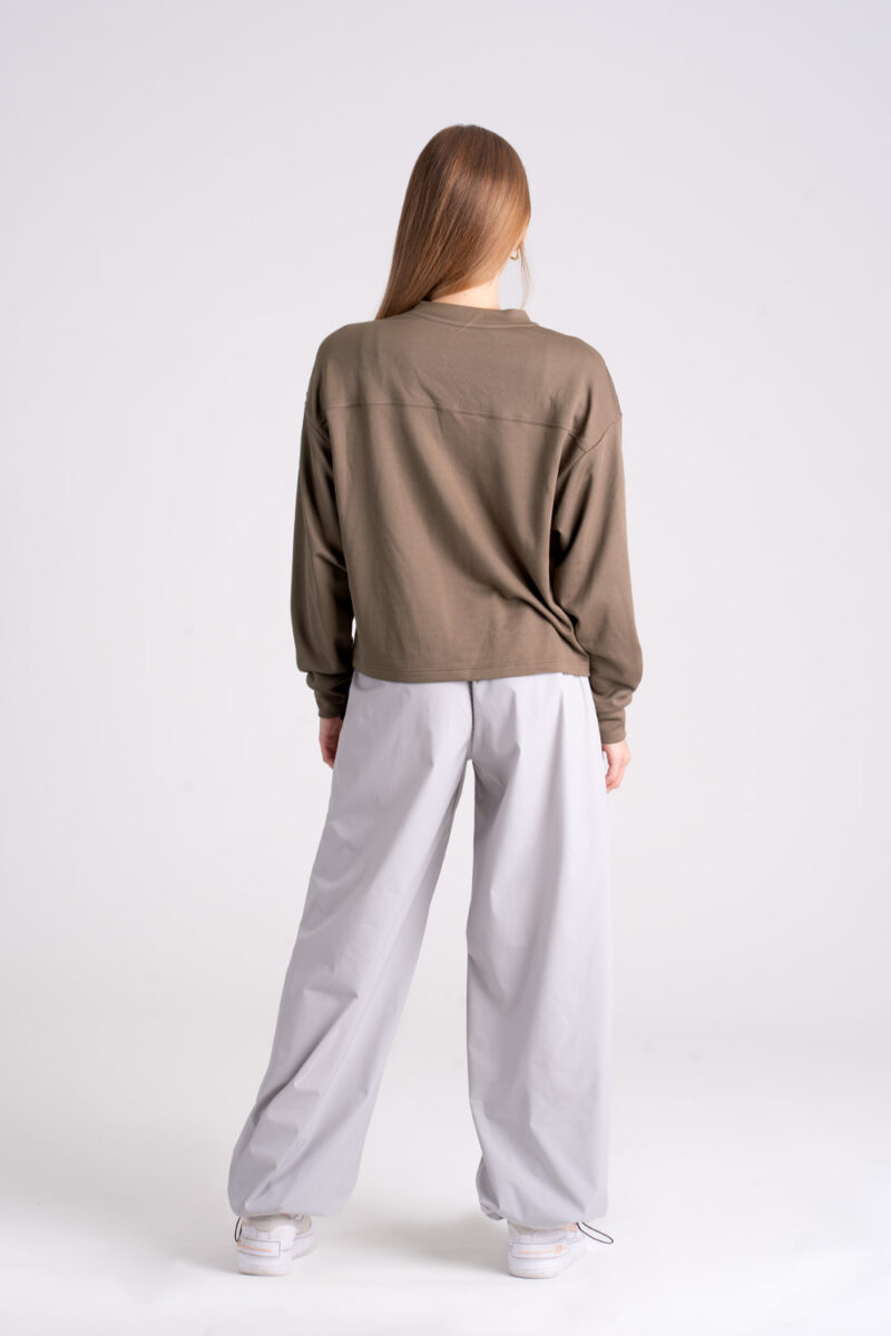 Merino mikina - Taupe