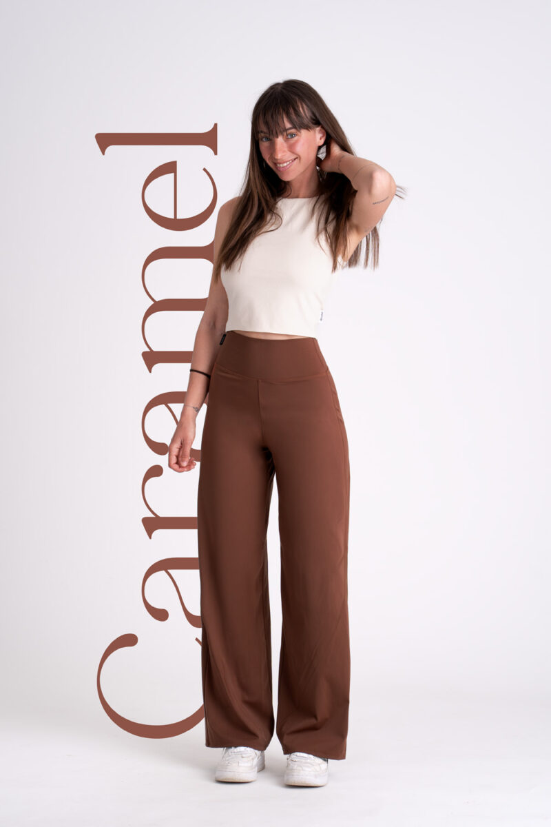 Nohavice - Wide Caramel