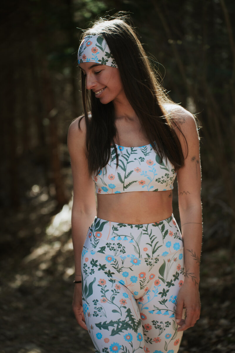 Podprsenka - Kvietky Square