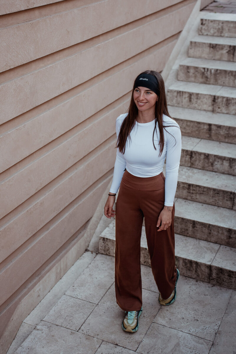 Nohavice - Wide Caramel