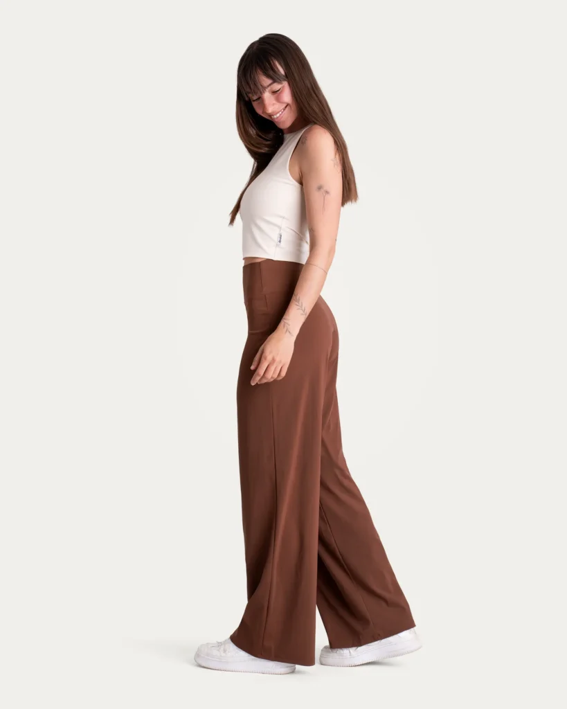 Nohavice Wide – Caramel