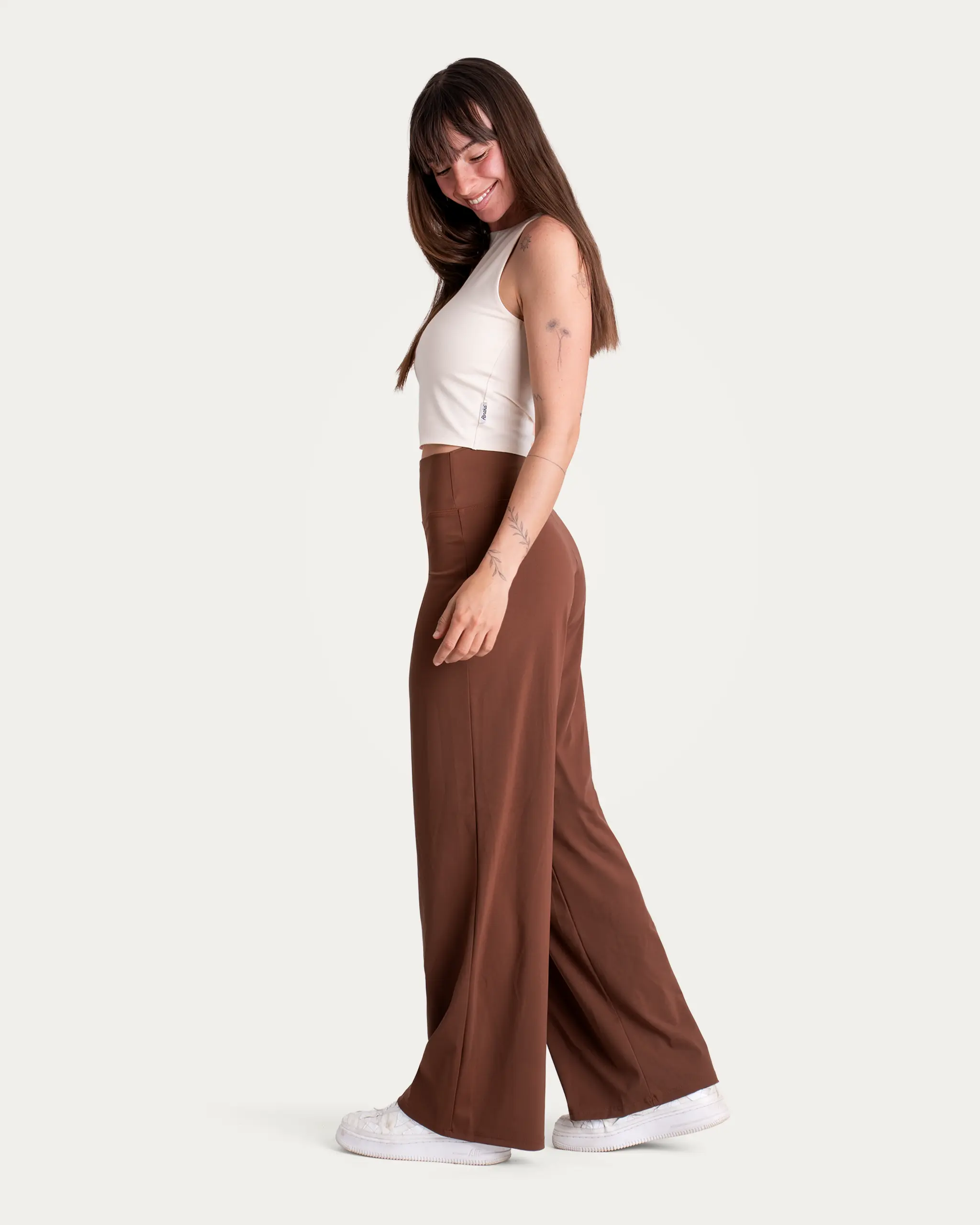 Nohavice Wide – Caramel