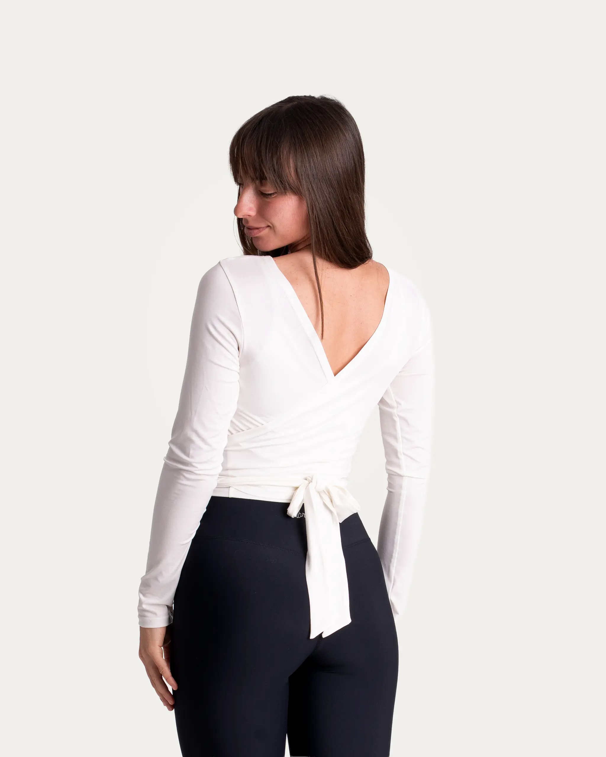 Wrap top – Ivory