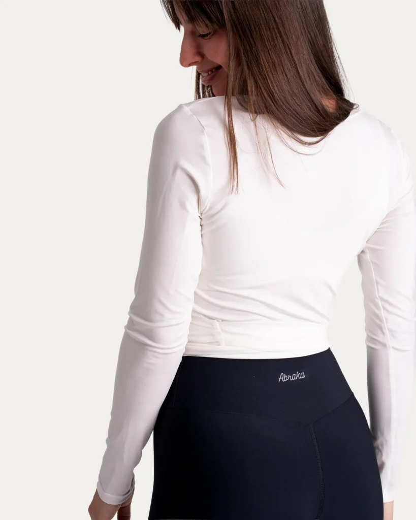 Wrap top – Ivory