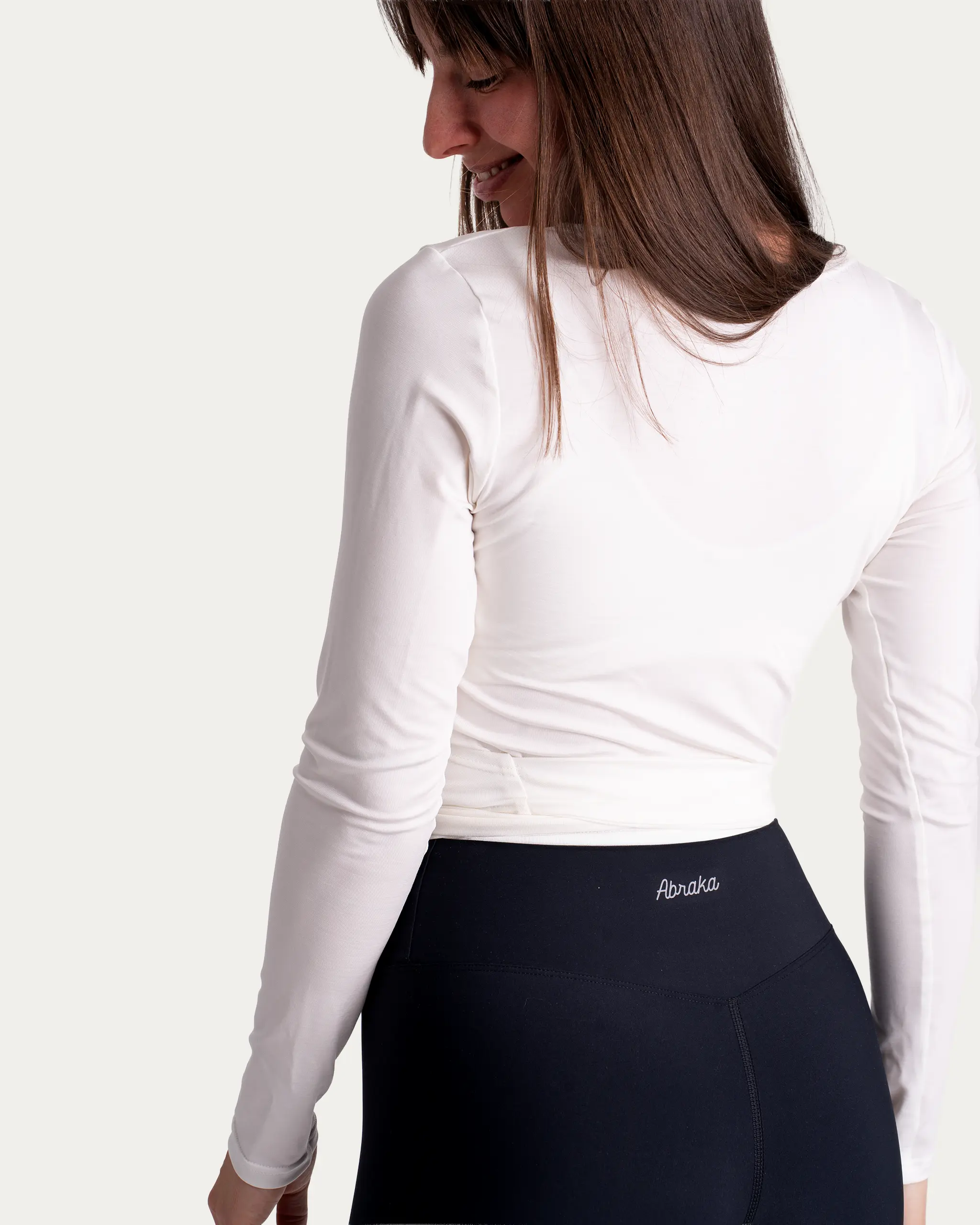 Wrap top – Ivory