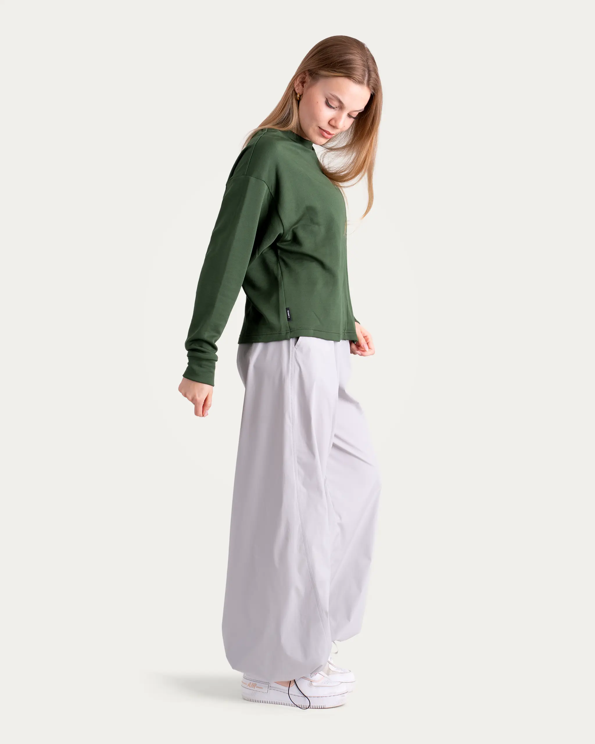 Merino mikina – Moss