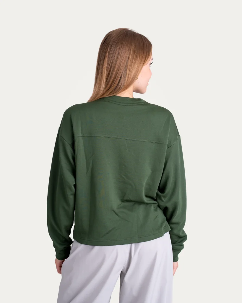 Merino mikina – Moss