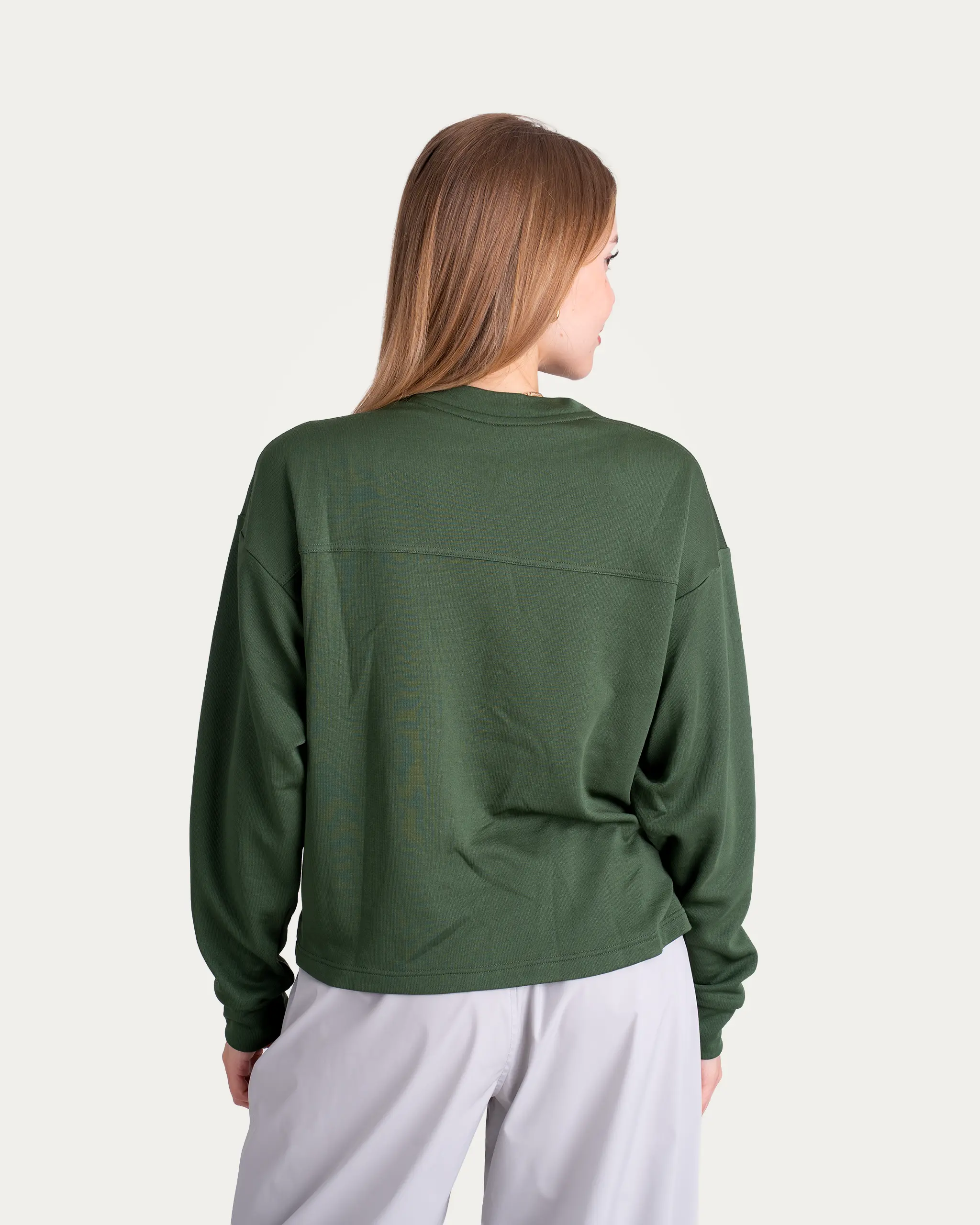 Merino mikina – Moss