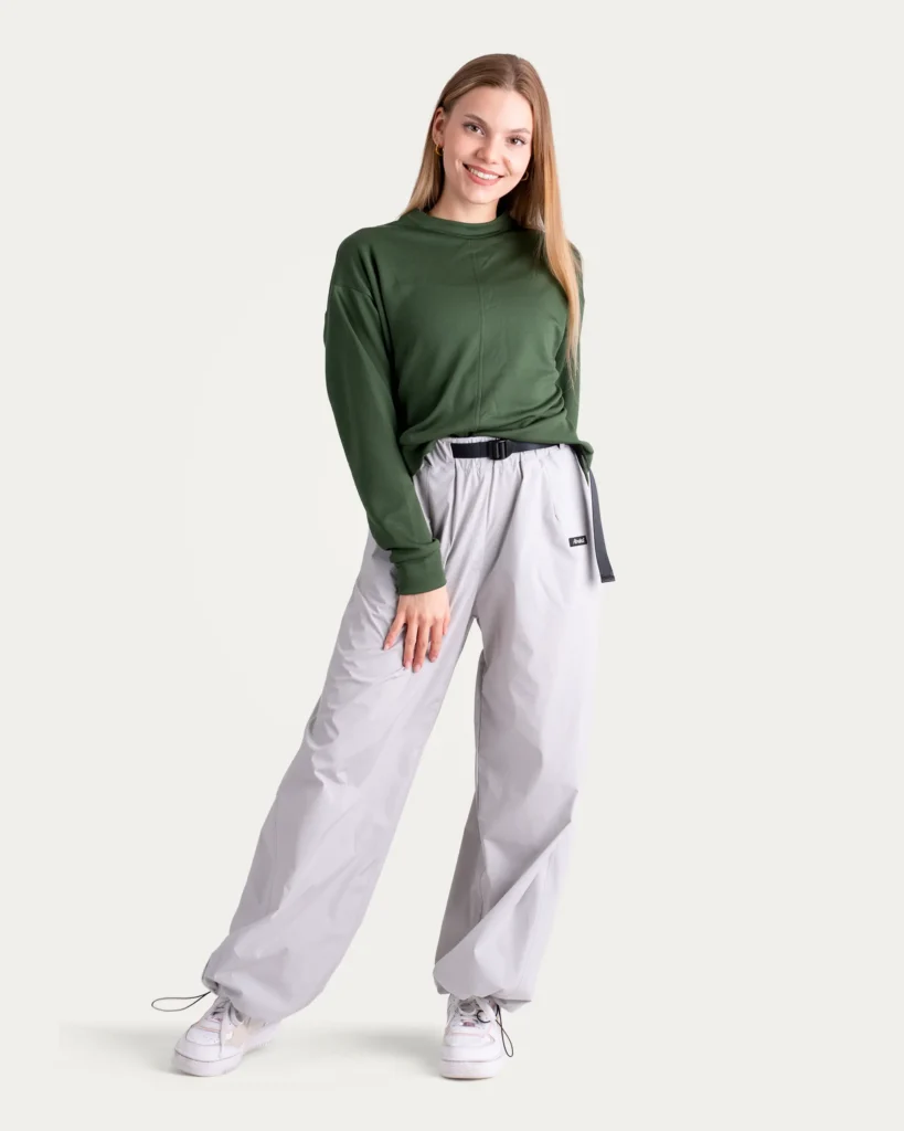Merino mikina – Moss