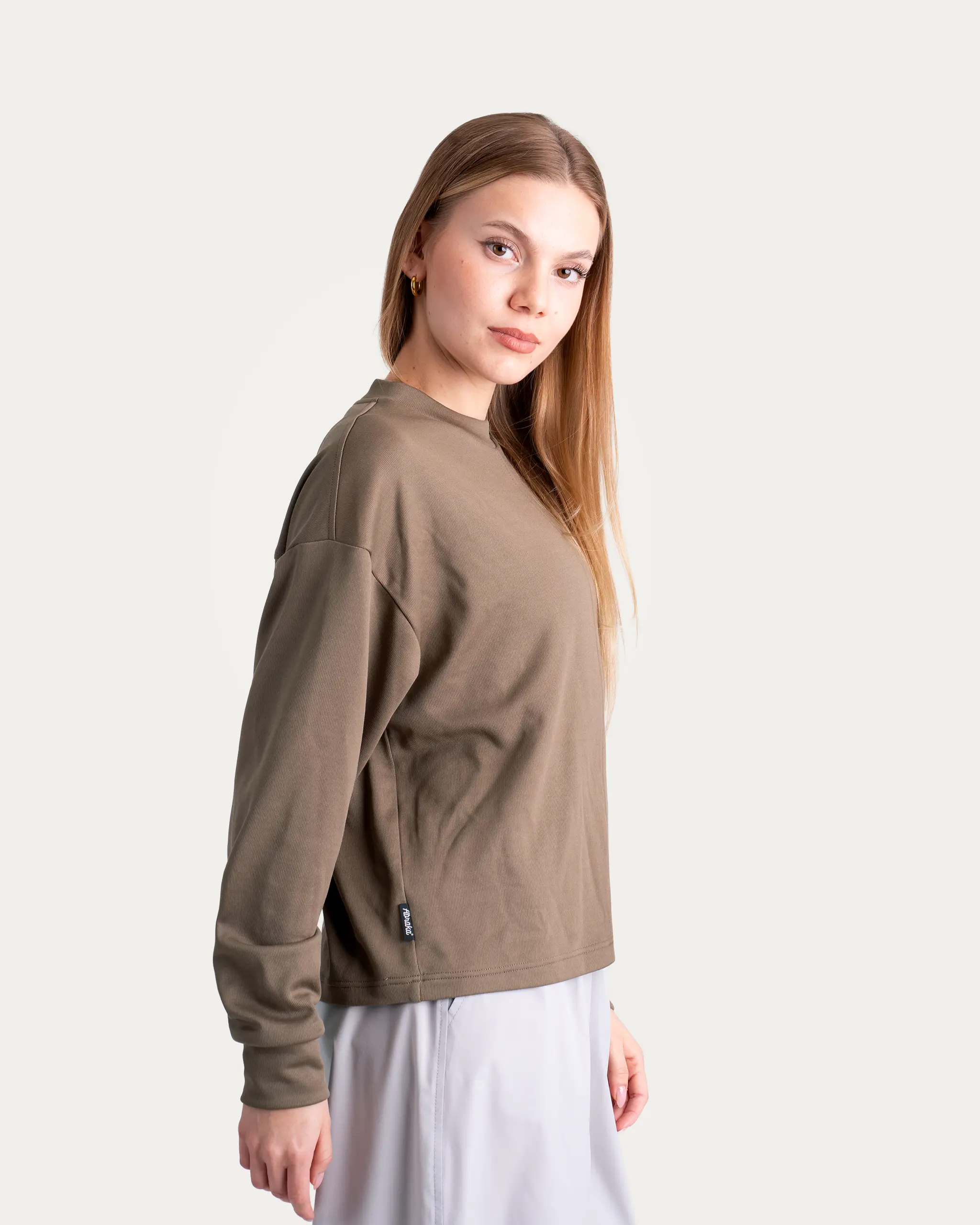 Merino mikina – Taupe