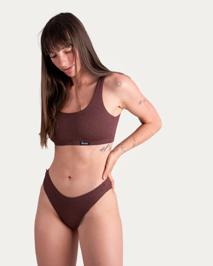 Plavková podprsenka Wave – Brownie