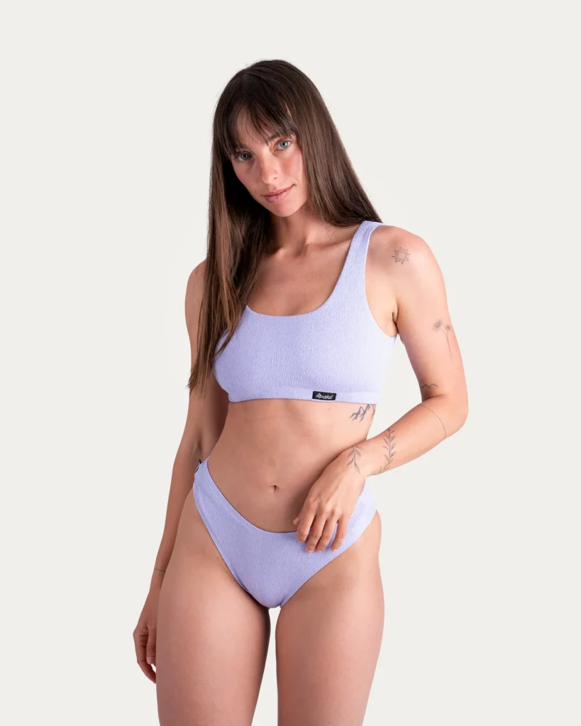 Plavková podprsenka Wave – Lila