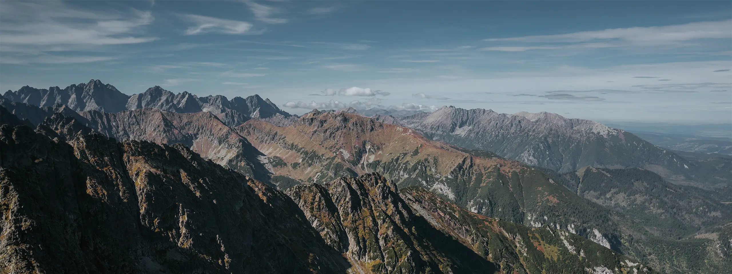 Les a horské vrcholy